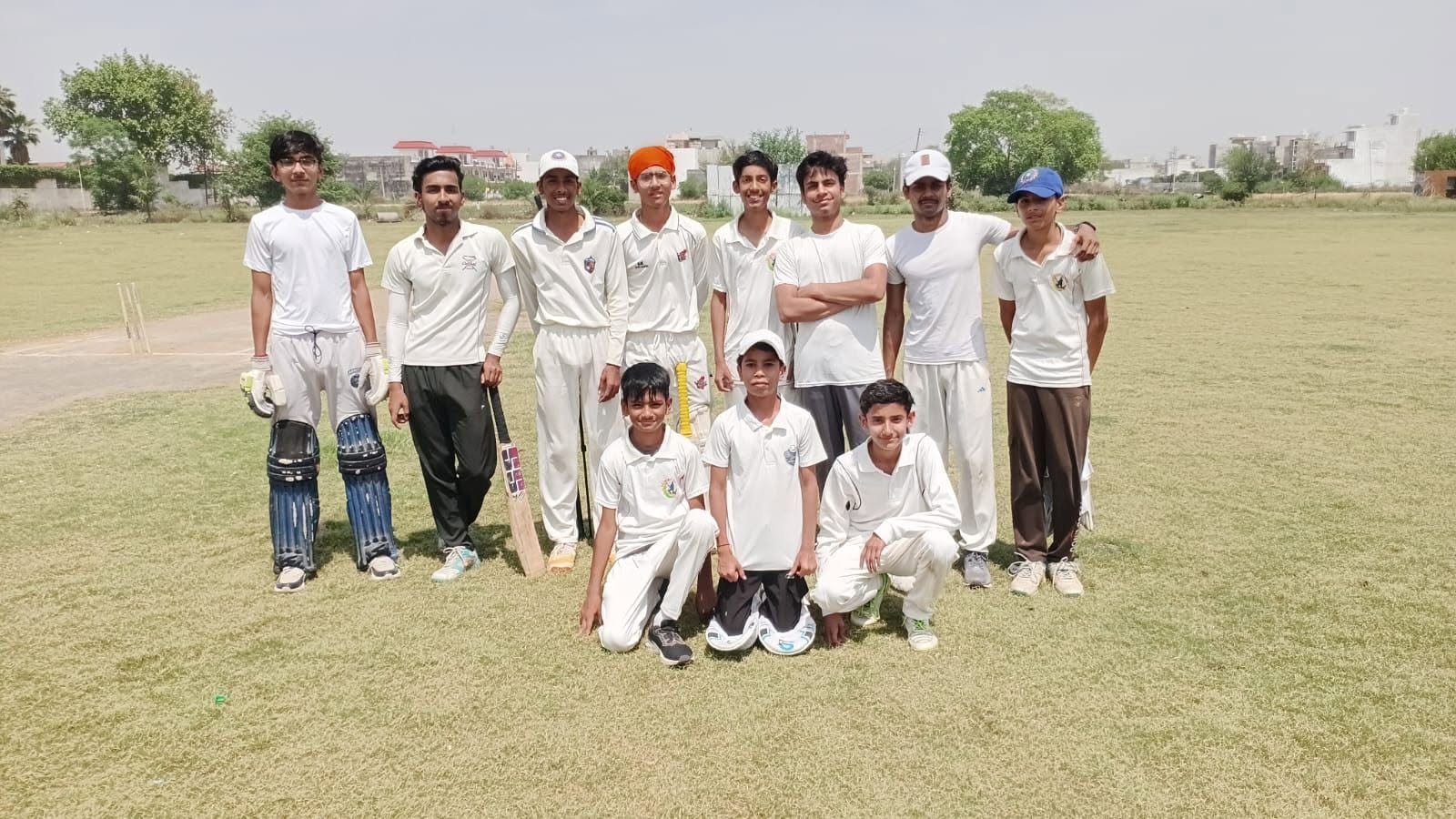 Team lineup before match